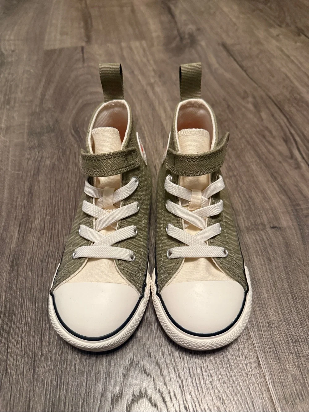 Converse Olive Green Easy On High-Top Sneakers - Little Kids Sz 10